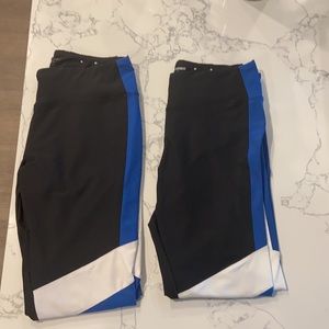 ✨Marika 7/8 Leggings BLACK/WHITE/BLUE bundle